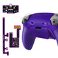 eXtremeRate RISE4 Plus MAX Back Paddles Kit with Clicky Trigger Stops & Rubberized Grip for PS5 Controller BDM-030/040/050/060 - Galactic Purple