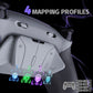 eXtremeRate RISE4 Plus MAX Back Paddles Kit with Clicky Trigger Stops & Rubberized Grip for PS5 Controller BDM-030/040/050/060 - New Hope Gray & Classic Gray