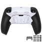 eXtremeRate RISE4 Plus MAX Back Paddles Kit with Clicky Trigger Stops & Rubberized Grip for PS5 Controller BDM-030/040/050/060 - White Black - White
