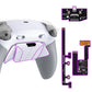 eXtremeRate RISE4 Plus MAX Back Paddles Kit with Clicky Trigger Stops & Rubberized Grip for PS5 Controller BDM-030/040/050 - White Gray