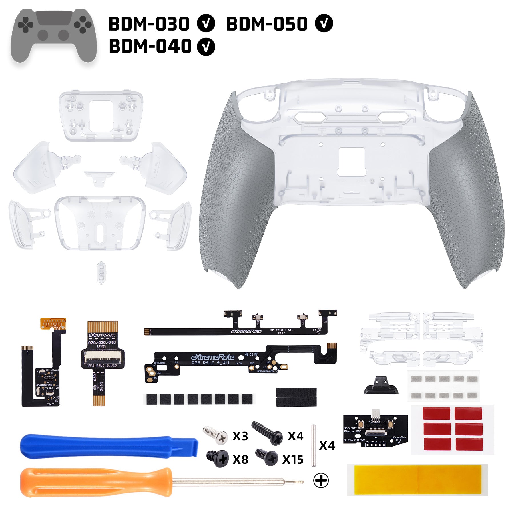 eXtremeRate RISE4 Plus MAX Back Paddles Kit with Clicky Trigger