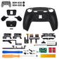 eXtremeRate RISE Plus MAX Back Paddles Kit with Clicky Trigger Stops & Rubberized Grip for PS5 Controller BDM-010/020 - Black