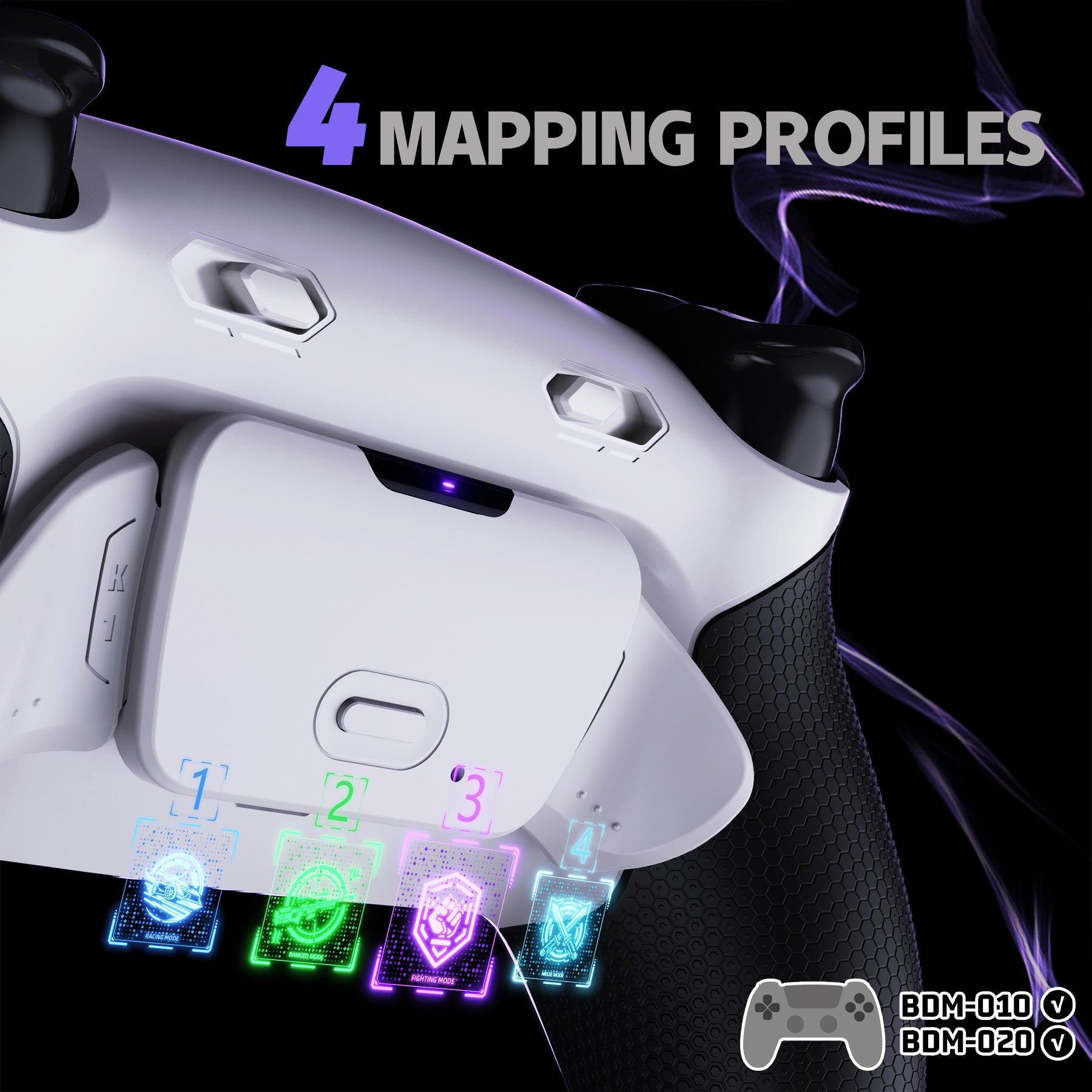eXtremeRate RISE Plus MAX Back Paddles Kit with Clicky Trigger