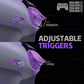 eXtremeRate RISE Plus MAX Back Paddles Kit with Clicky Trigger Stops & Rubberized Grip for PS5 Controller BDM-030/040/050/060 - New Hope Gray & Classic Gray