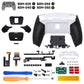 eXtremeRate RISE Plus MAX Back Paddles Kit with Clicky Trigger Stops & Rubberized Grip for PS5 Controller BDM-030/040/050/060 - White Black - Black