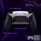 eXtremeRate RISE Plus MAX Back Paddles Kit with Clicky Trigger Stops & Rubberized Grip for PS5 Controller BDM-030/040/050/060 - White Black - Black