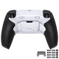 eXtremeRate RISE Plus MAX Back Paddles Kit with Clicky Trigger Stops & Rubberized Grip for PS5 Controller BDM-030/040/050/060 - White Black - White