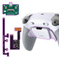 eXtremeRate RISE Plus MAX Back Paddles Kit with Clicky Trigger Stops & Rubberized Grip for PS5 Controller BDM-030/040/050/060 - White Gray