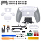 eXtremeRate RISE Plus MAX Back Paddles Kit with Clicky Trigger Stops & Rubberized Grip for PS5 Controller BDM-030/040/050/060 - White Gray