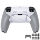 eXtremeRate RISE Plus MAX Back Paddles Kit with Clicky Trigger Stops & Rubberized Grip for PS5 Controller BDM-030/040/050/060 - White Gray