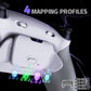 eXtremeRate RISE Plus MAX Back Paddles Kit with Clicky Trigger Stops & Rubberized Grip for PS5 Controller BDM-030/040/050/060 - White Gray