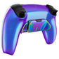 eXtremeRate Rainbow Aura Blue & Purple Real Metal Buttons (RMB) Version RISE4 V3 Remap Kit for PS5 Controller BDM-030/040/050 - Chameleon Purple Blue