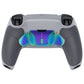 eXtremeRate Rainbow Aura Blue & Purple Real Metal Buttons (RMB) Version RISE4 V3 Remap Kit for PS5 Controller BDM-030/040/050 - Rubberized New Hope Gray & Classic Gray