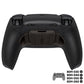 eXtremeRate Real Metal Buttons (RMB) Version RISE4 Plus MAX Back Paddles Kit with Clicky Trigger Stops & Rubberized Grip for PS5 Controller BDM-030/040/050/060 - Black