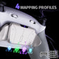 eXtremeRate Real Metal Buttons (RMB) Version RISE4 Plus MAX Back Paddles Kit with Clicky Trigger Stops & Rubberized Grip for PS5 Controller BDM-030/040/050/060 - White Gray - Silver