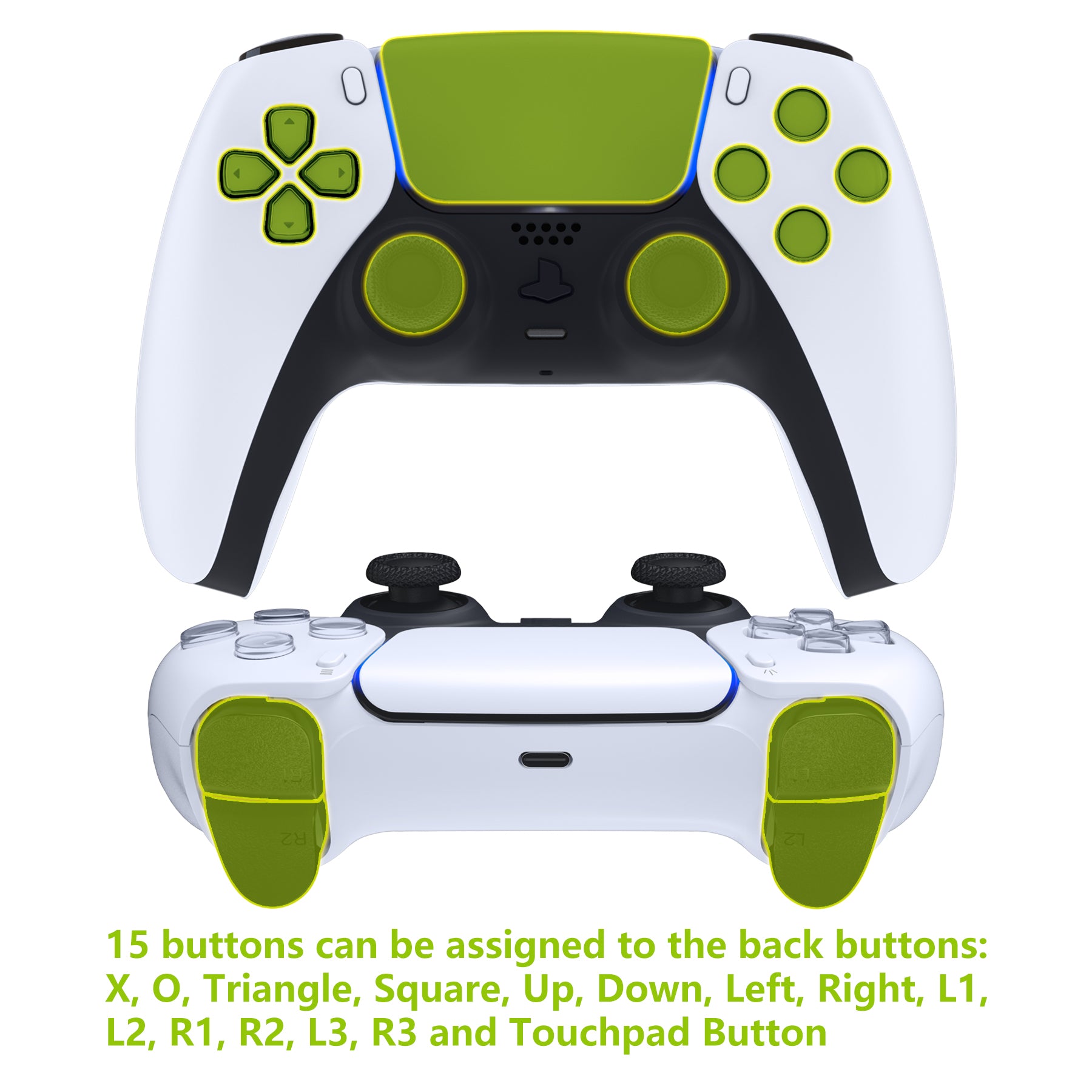 eXtremeRate Remappable RISE4 V3 Remap Kit for PS5 Controller BDM