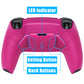 eXtremeRate Remappable RISE4 V3 Remap Kit for PS5 Controller BDM-030/040/050 - Rubberized Nova Pink