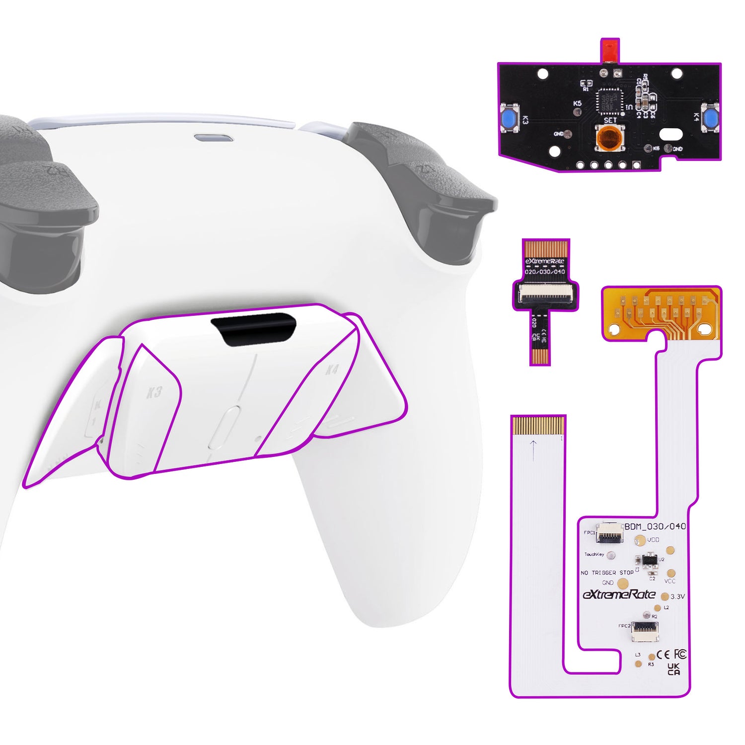RISE4 V3 Remap Kit for PS5 Controller BDM-030/040/050