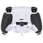 eXtremeRate Remappable RISE4 V4 Remap Kit for PS5 Controller BDM-030/040/050/060 - Rubberized White Black- White