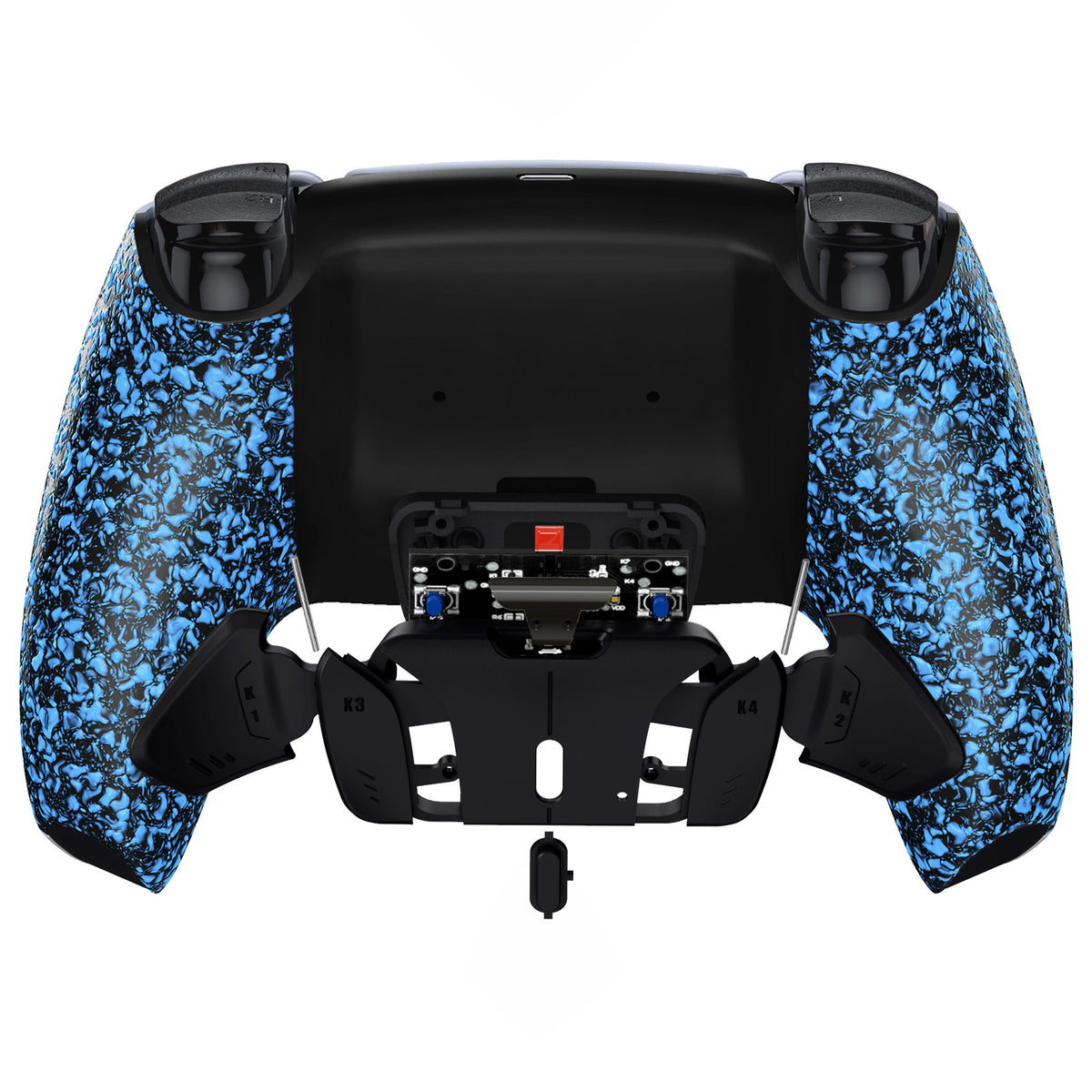 eXtremeRate Remappable RISE4 V4 Remap Kit for PS5 Controller BDM-030/040/050/060 - Textured Blue