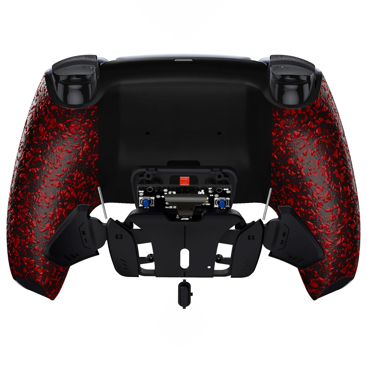 eXtremeRate Remappable RISE4 V4 Remap Kit for PS5 Controller BDM-030/040/050/060 - Textured Red
