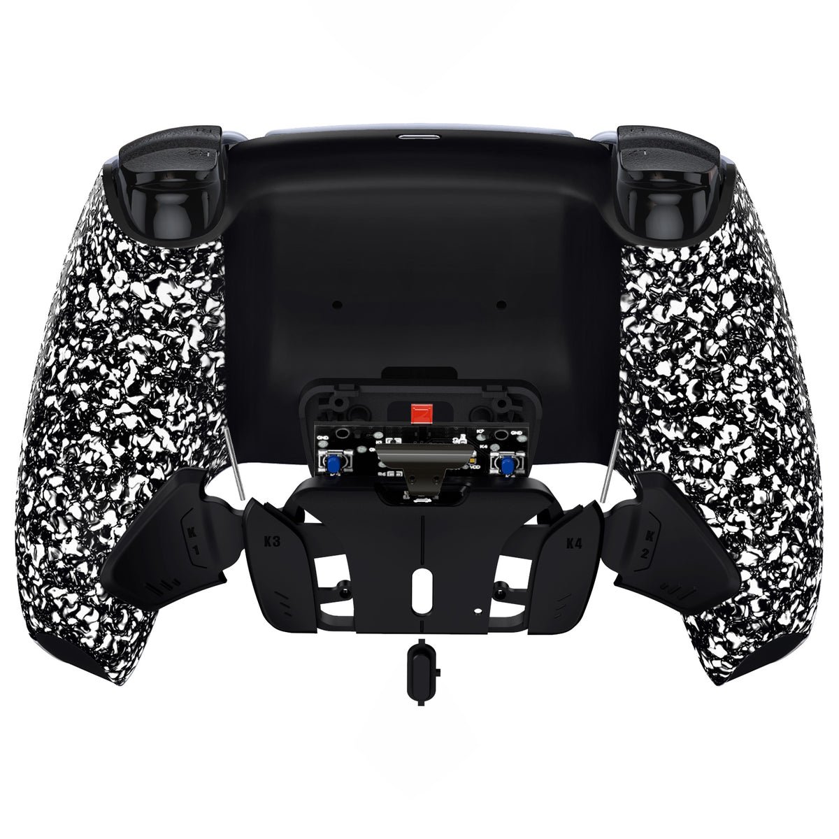 eXtremeRate Remappable RISE4 V4 Remap Kit for PS5 Controller BDM-030/040/050/060 - Textured White