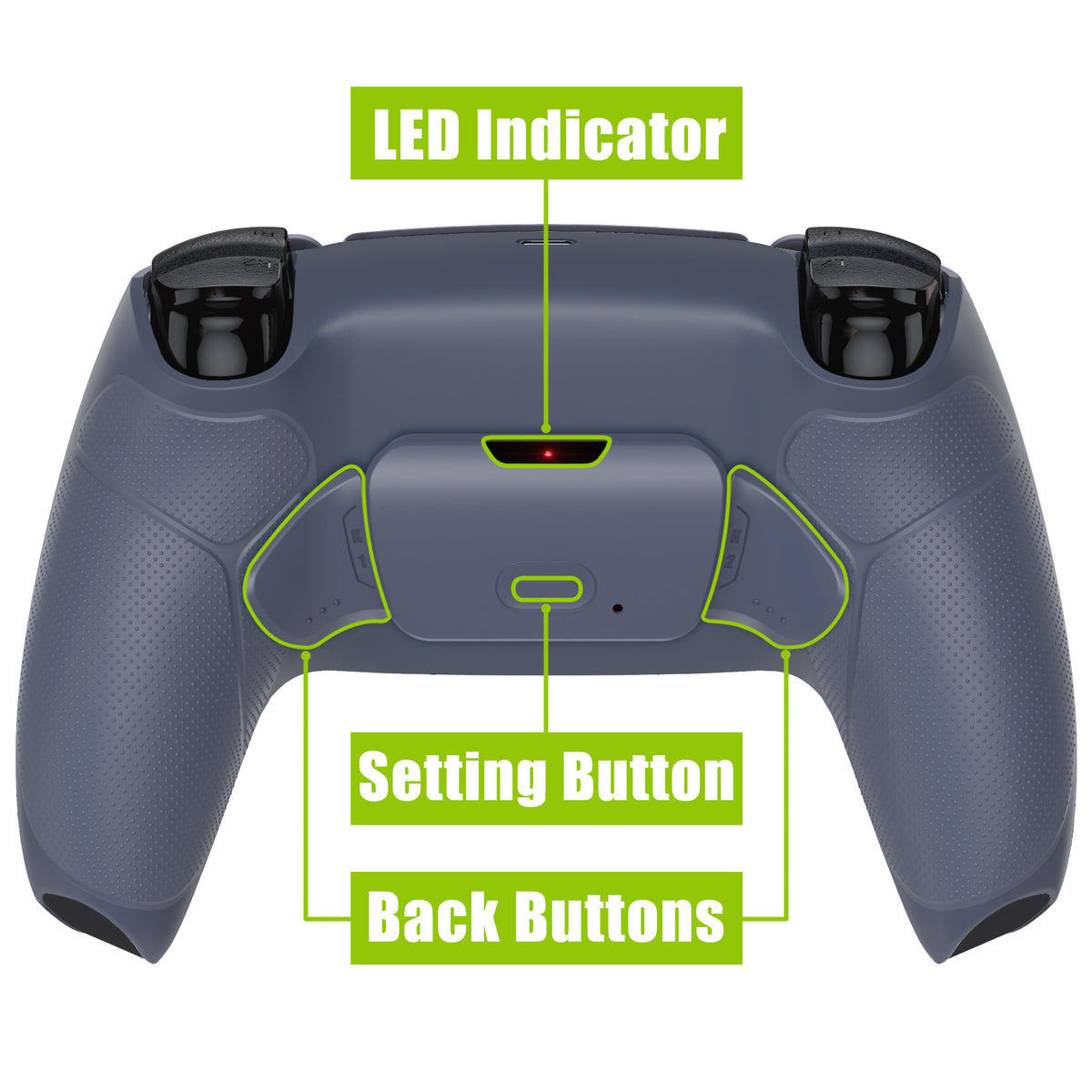 Extreme Rate Dual Sense Shell Back Button Attachment For DualSense EXtremeRate RISE Remap Kit For PS5 ...