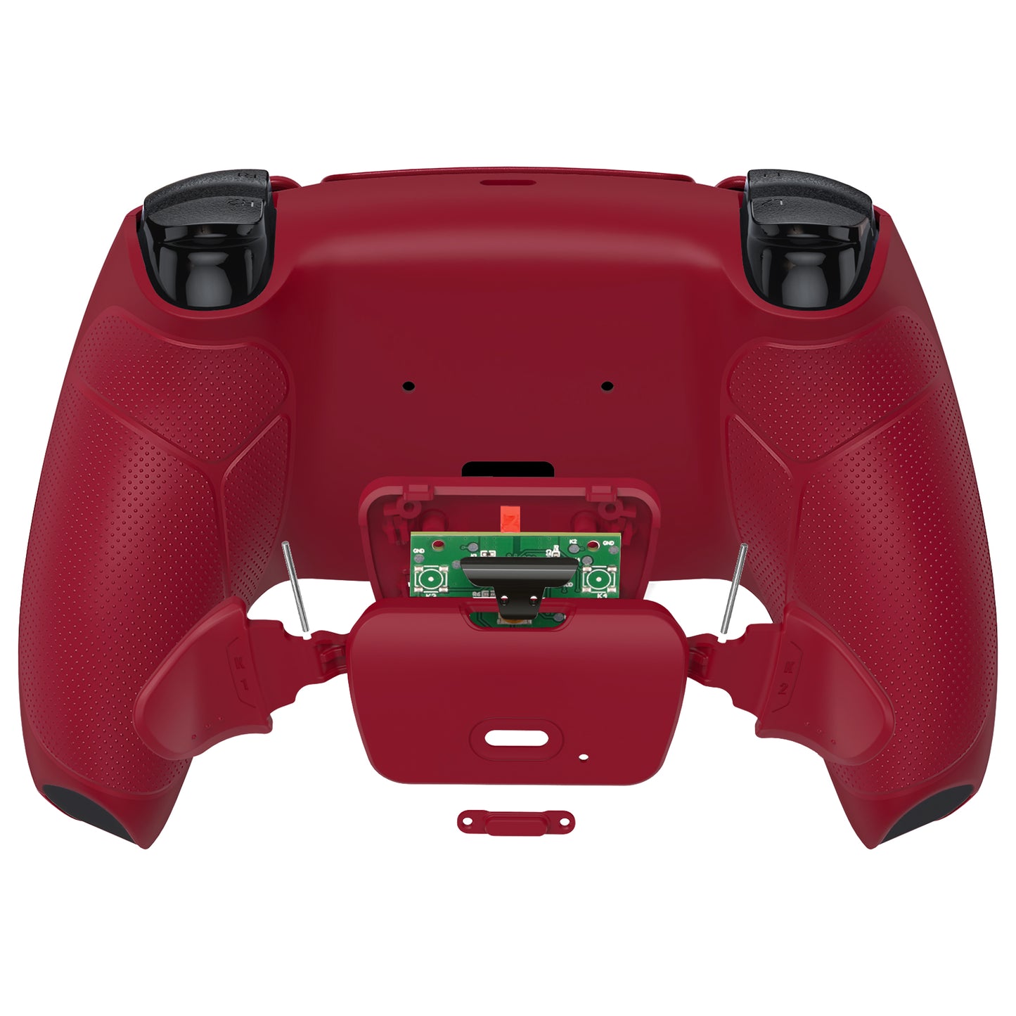 eXtremeRate Remappable RISE V3 Remap Kit for PS5 Controller BDM-030/040/050 - Rubberized Volcanic Red