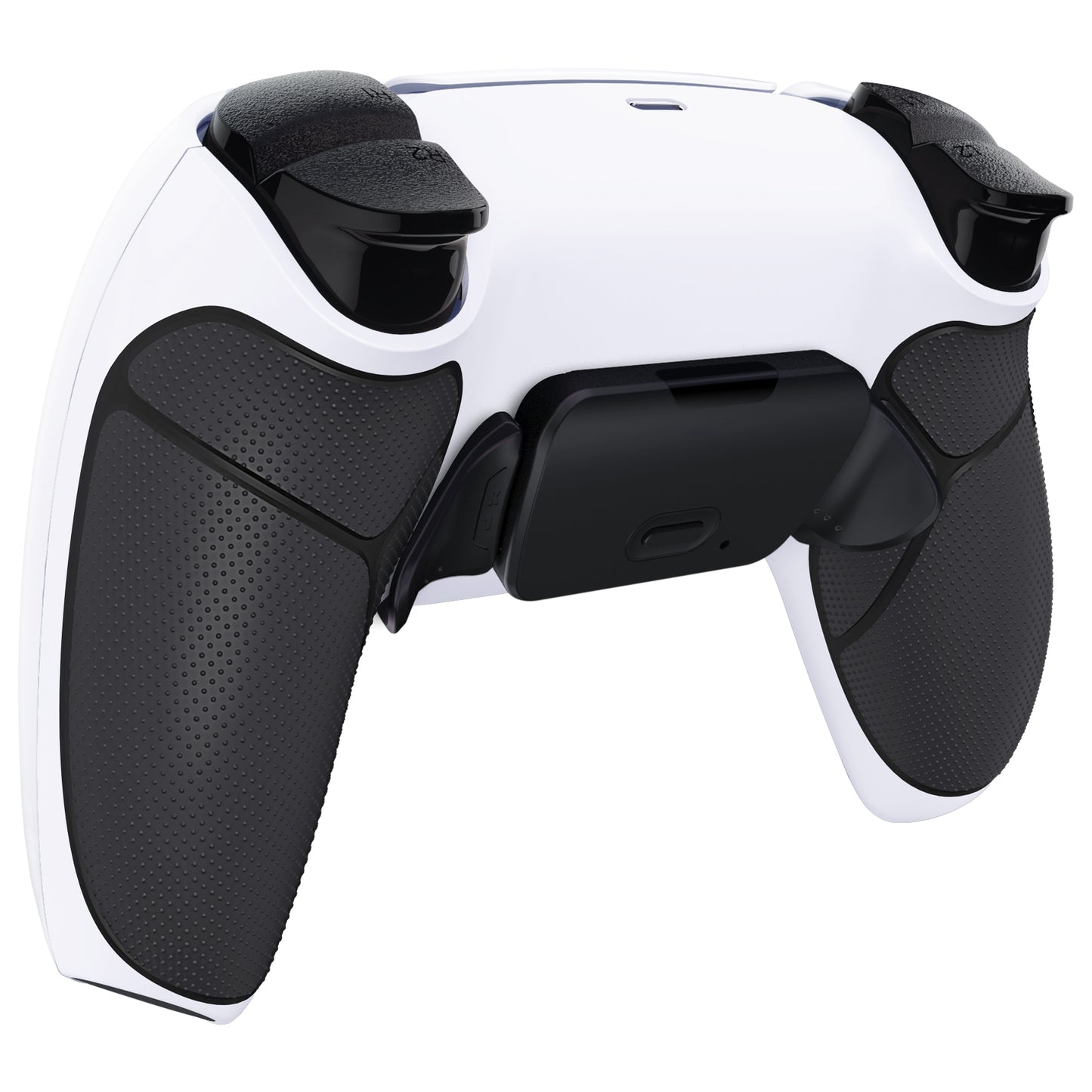 eXtremeRate Remappable RISE V4 Remap Kit for PS5 Controller BDM-030/040/050/060 - Rubberized White Black- Black