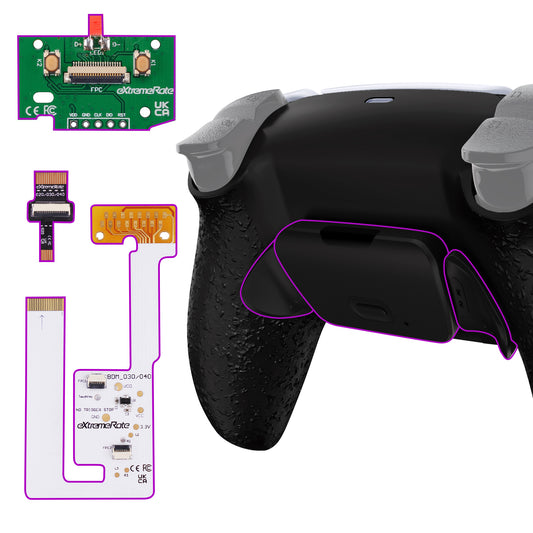 eXtremeRate Remappable RISE V4 Remap Kit for PS5 Controller BDM-030/040/050/060 - Textured Black