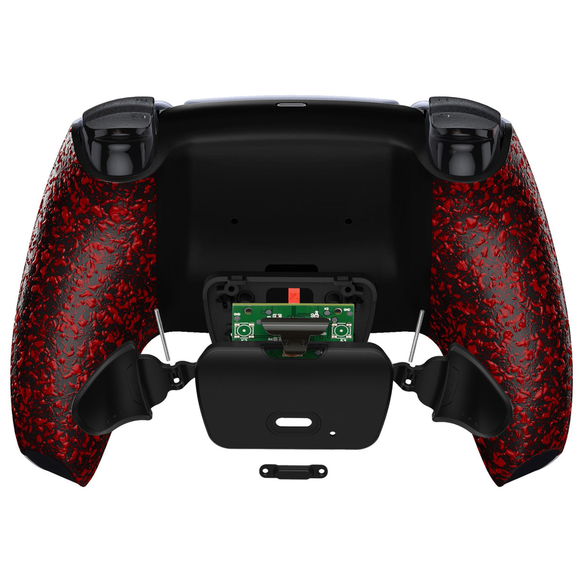 eXtremeRate Remappable RISE V4 Remap Kit for PS5 Controller BDM-030/040/050/060 - Textured Red