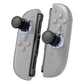 eXtremeRate Replacement 3D Joystick & Thumb Grips & Side Rail Shell Buttons for Nintendo Switch 2 JoyCon - Black