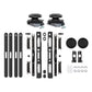 eXtremeRate Replacement 3D Joystick & Thumb Grips & Side Rail Shell Buttons for Nintendo Switch 2 JoyCon - Black