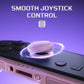 eXtremeRate Replacement 3D Joystick & Thumb Grips & Side Rail Shell Buttons for Nintendo Switch 2 JoyCon - Cherry Blossoms Pink