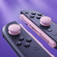 eXtremeRate Replacement 3D Joystick & Thumb Grips & Side Rail Shell Buttons for Nintendo Switch 2 JoyCon - Cherry Blossoms Pink