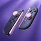 eXtremeRate Replacement 3D Joystick & Thumb Grips & Side Rail Shell Buttons for Nintendo Switch 2 JoyCon - Cherry Blossoms Pink
