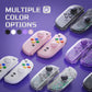 eXtremeRate Replacement 3D Joystick & Thumb Grips & Side Rail Shell Buttons for Nintendo Switch 2 JoyCon - Cherry Blossoms Pink