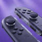 eXtremeRate Replacement 3D Joystick & Thumb Grips & Side Rail Shell Buttons for Nintendo Switch 2 JoyCon - Clear