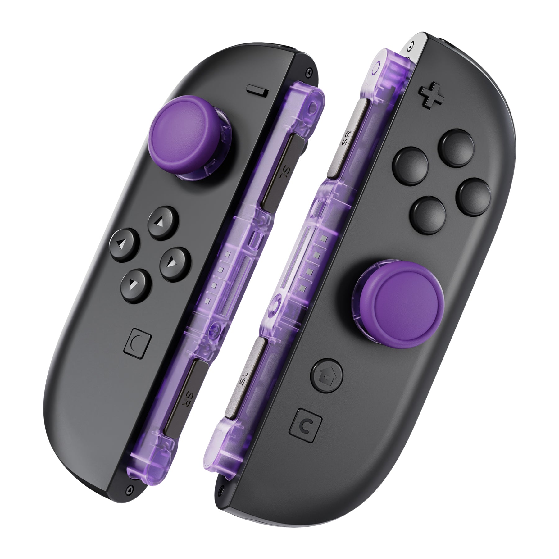 eXtremeRate Replacement 3D Joystick & Thumb Grips & Side Rail