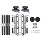 eXtremeRate Replacement 3D Joystick & Thumb Grips & Side Rail Shell Buttons for Nintendo Switch 2 JoyCon - Clear Slate Black