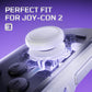 eXtremeRate Replacement 3D Joystick & Thumb Grips & Side Rail Shell Buttons for Nintendo Switch 2 JoyCon - White