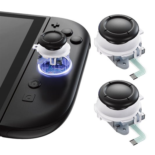 eXtremeRate Replacement Anti-Drift 3D Joystick for Nintendo Switch 2 Joycon - White
