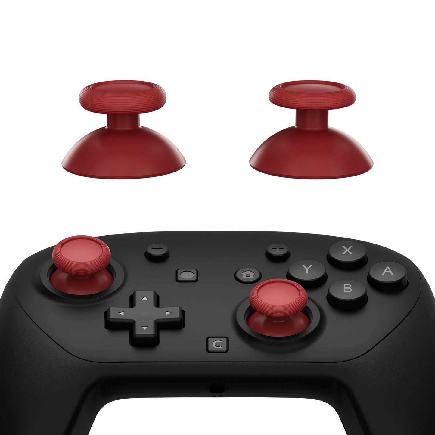 eXtremeRate Replacement 3D Joystick for Nintendo Switch 2 Pro Controller - Carmine Red
