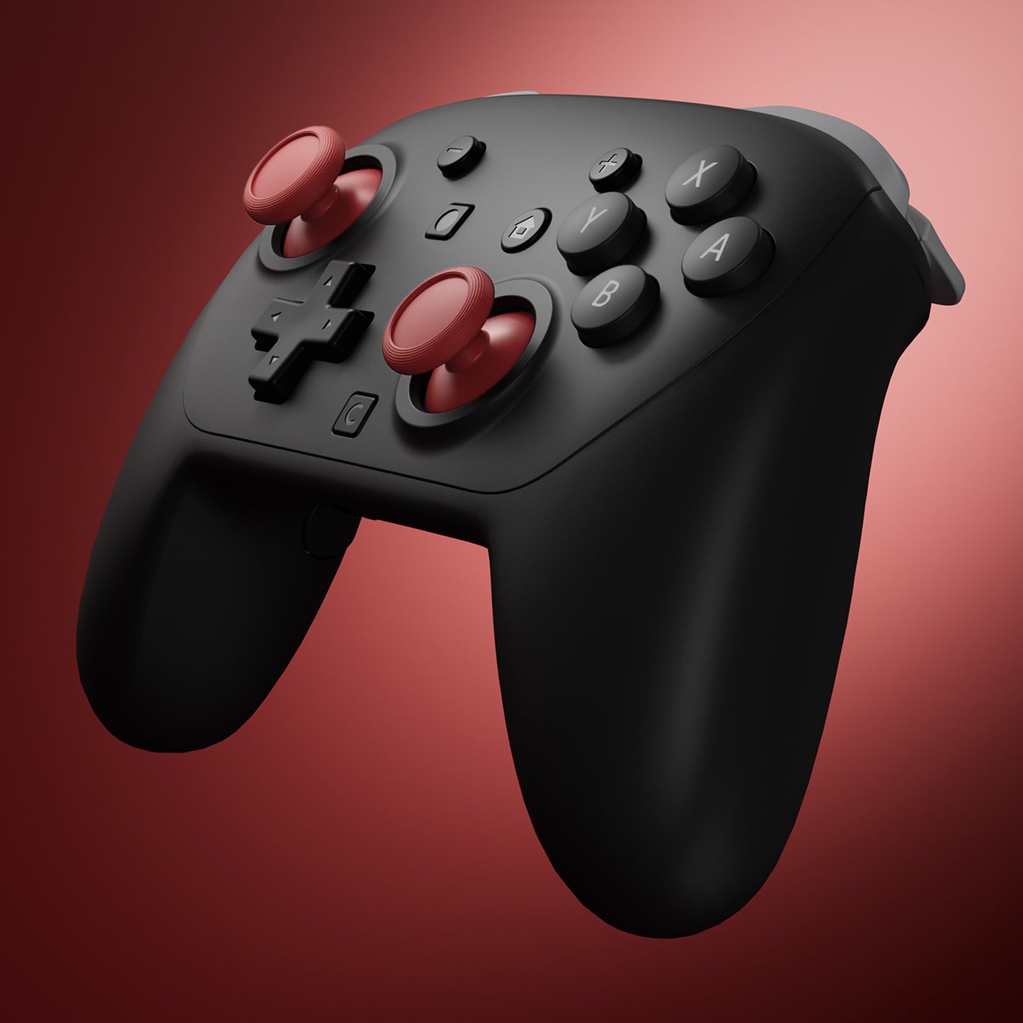 eXtremeRate Replacement 3D Joystick for Nintendo Switch 2 Pro Controller - Carmine Red