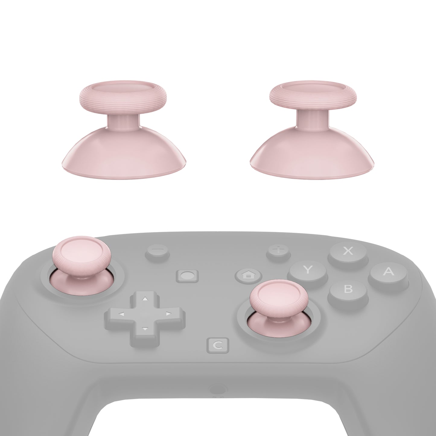 eXtremeRate Replacement 3D Joystick for Nintendo Switch 2 Pro Controller - Cherry Blossoms Pink
