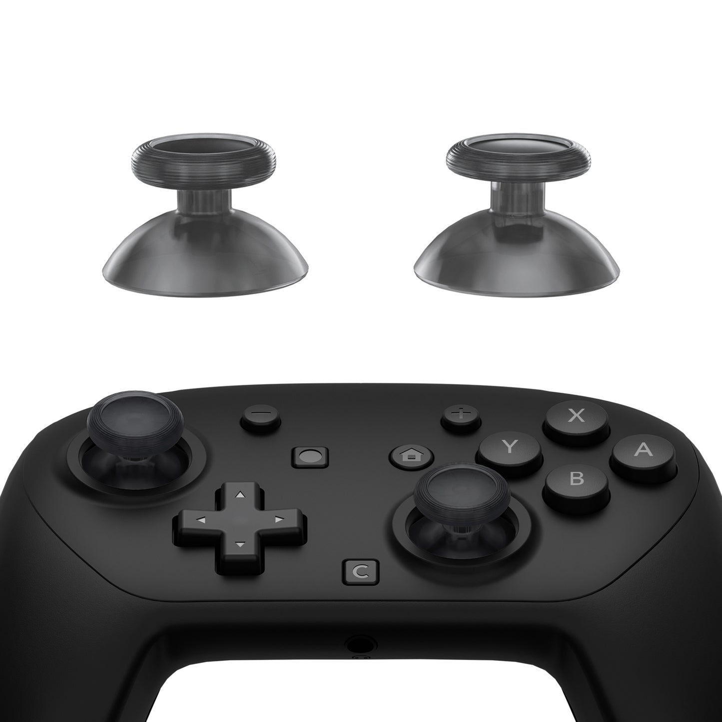 eXtremeRate Replacement 3D Joystick for Nintendo Switch 2 Pro Controller - Clear Slate Black