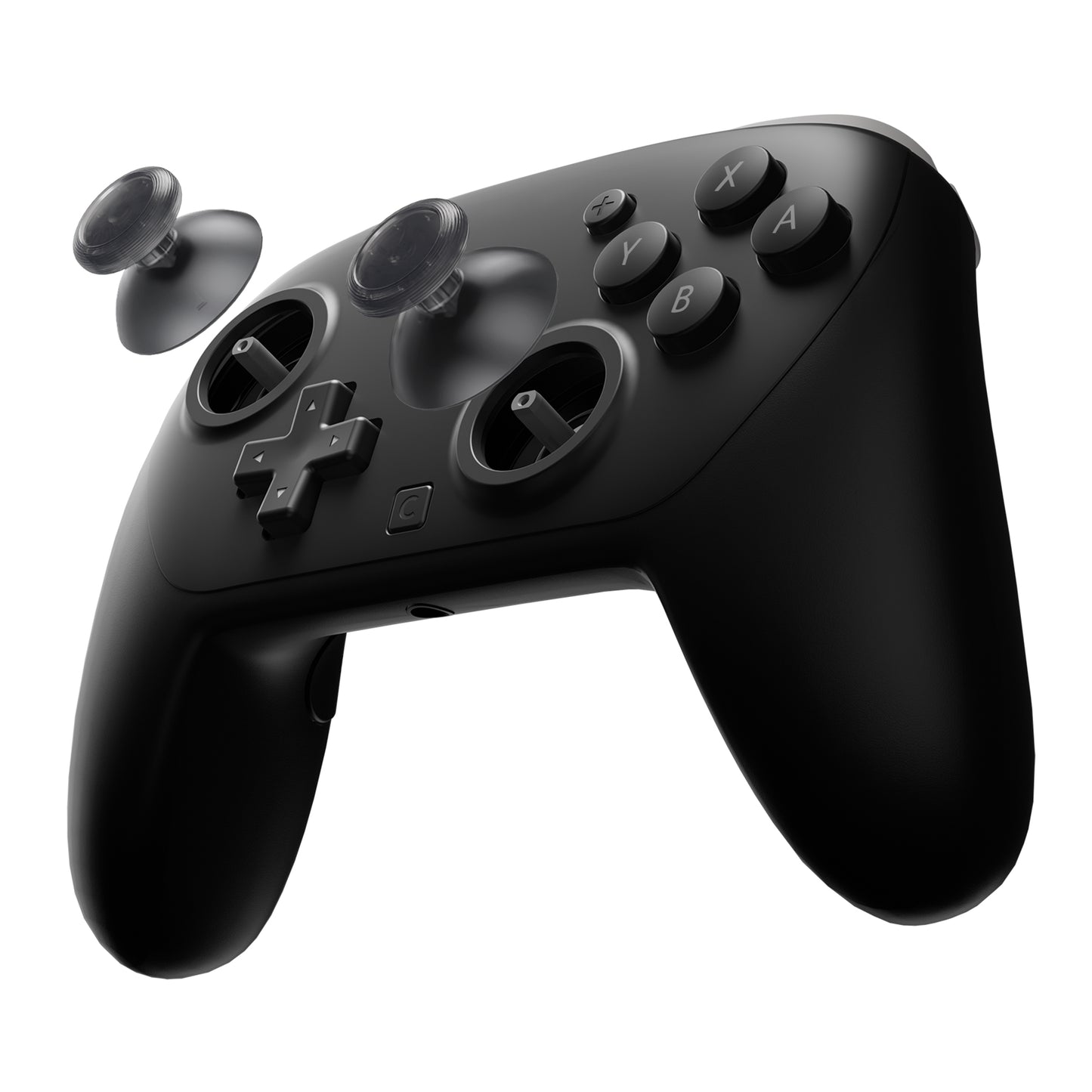 eXtremeRate Replacement 3D Joystick for Nintendo Switch 2 Pro Controller - Clear Slate Black