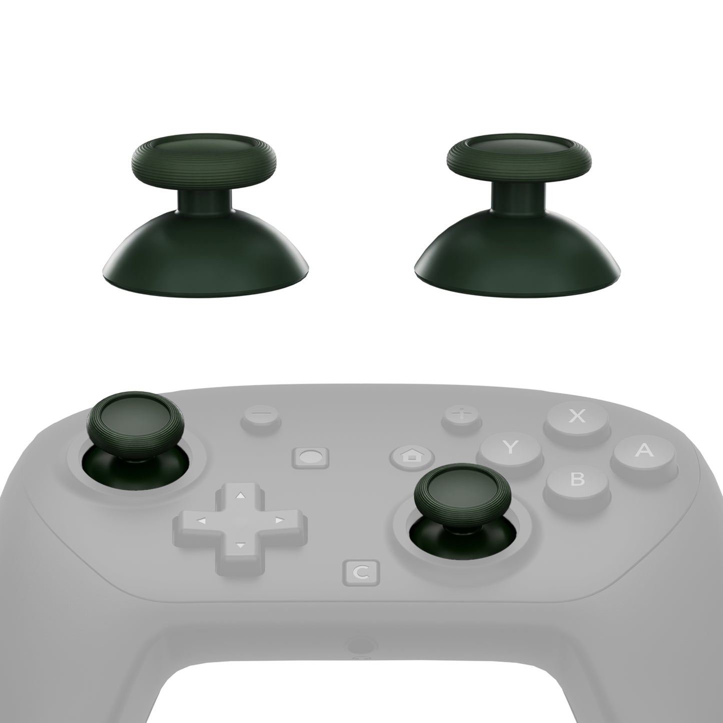 eXtremeRate Replacement 3D Joystick for Nintendo Switch 2 Pro Controller - Deep Pine Green