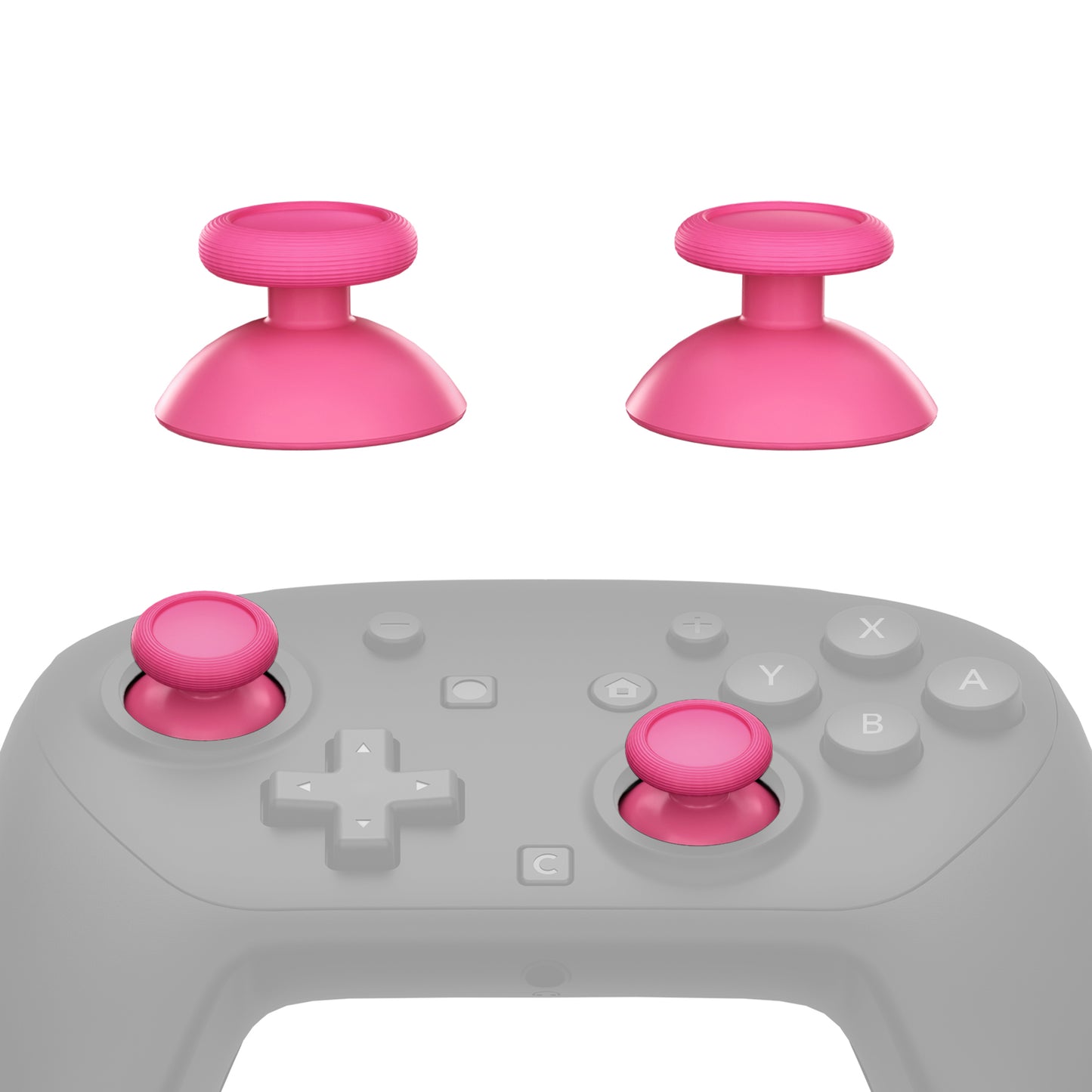 eXtremeRate Replacement 3D Joystick for Nintendo Switch 2 Pro Controller - Rose Red