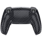 eXtremeRate Replacement Back Housing Bottom Shell for PS5 Controller BDM-010/020/030/040/050/060 - Graphite Carbon Fiber
